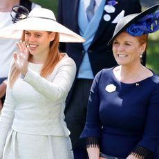 ascot, united kingdom june 22 embargoed for publication in uk newspapers until 24 hours after create date and time princess beatrice and sarah, duchess of york attend day 4 of royal ascot at ascot racecourse on june 22, 2018 in ascot, england photo by max mumbyindigogetty images