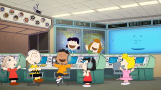 The Peanuts gang takes over Mission Control at NASA's Johnson Space Center in "Snoopy in Space."