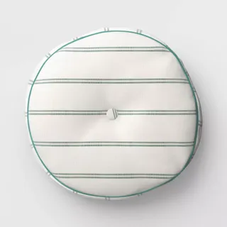 Striped Round Outdoor Cushion