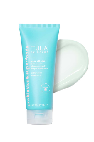 TULA’s Acne All Star 3-in-1 Acne Cleanser, Mask, & Spot Treatment 