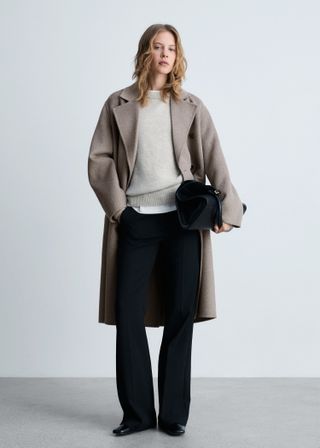 Oversize Handmade Long Coat - Women | Mango Usa