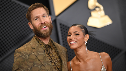 Vick Hope says she listens to Taylor Swift while Calvin Harris is out