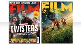 Glen Powell, Daisy Edgar-Jones and Anthony Ramos on the covers of Total Film's Twisters issue