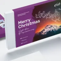 13. 'Merry Christmas' Gift Box: