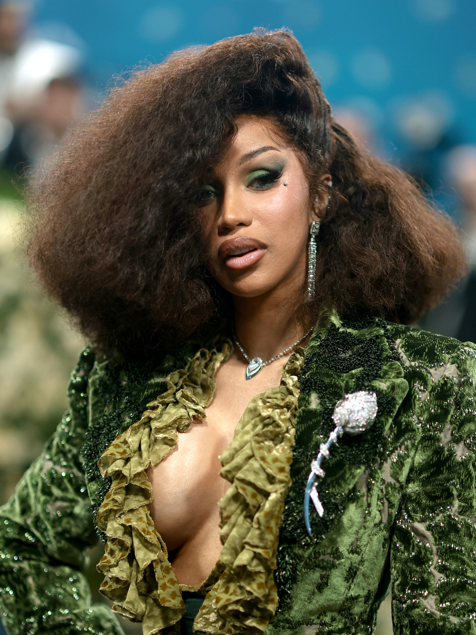 Cardi B attending the Met Gala 2025