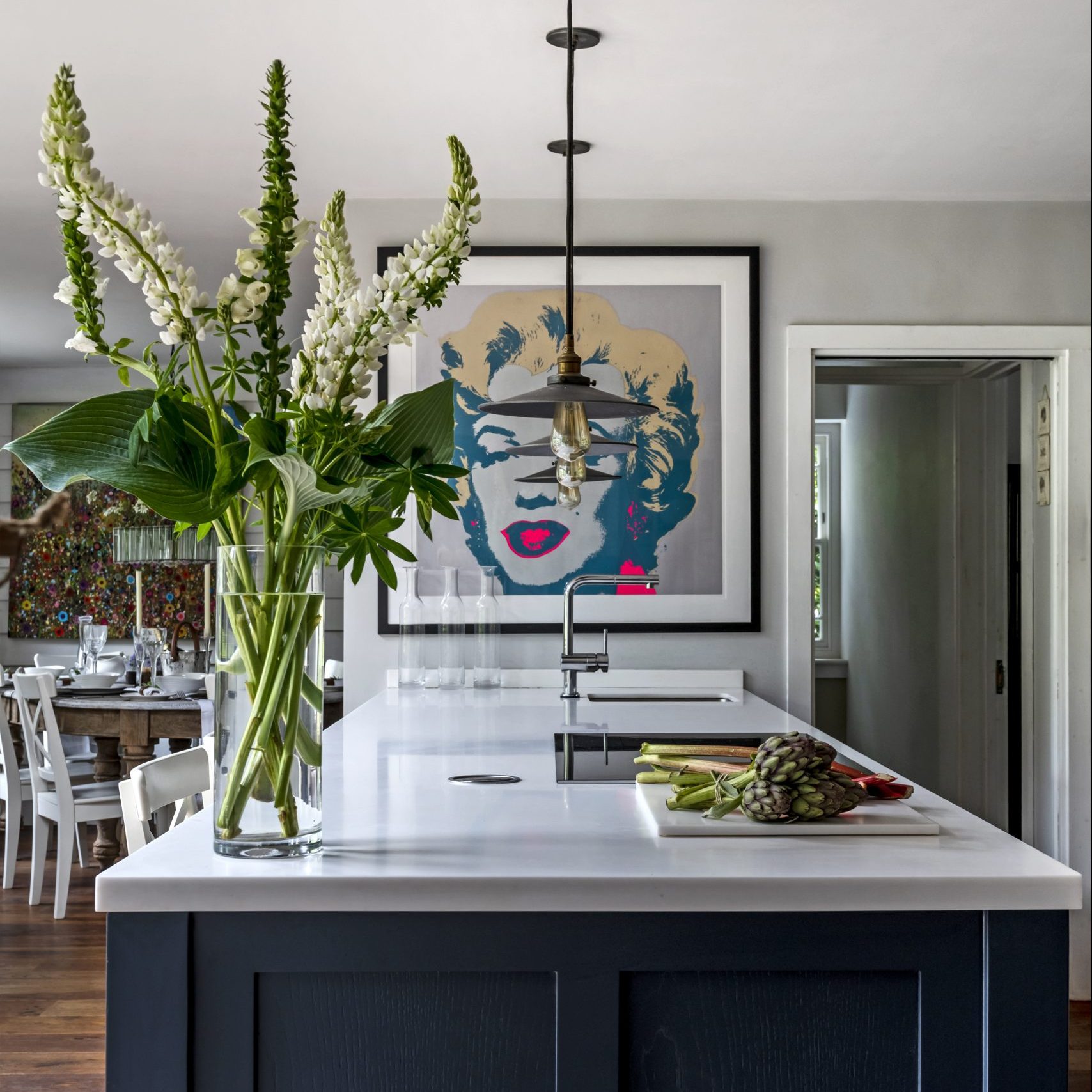 kitchen with dining table