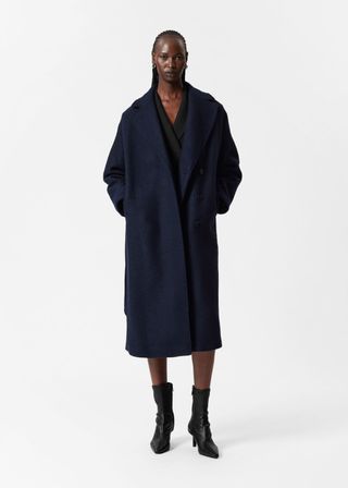 Voluminous Belted Wool Coat