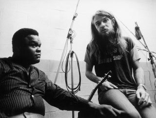 Leon Russell in the studio with Freddie King