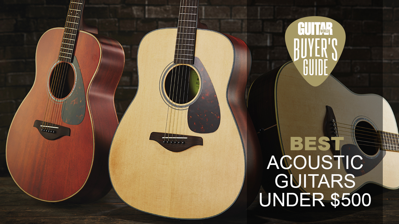 Best acoustic guitars under $500 2024: excellent value acoustics