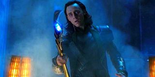 Tom Hiddleston as Loki in The Avengers