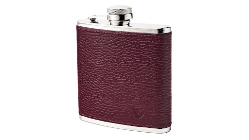 Aspinal Classic 5oz leather hip flask