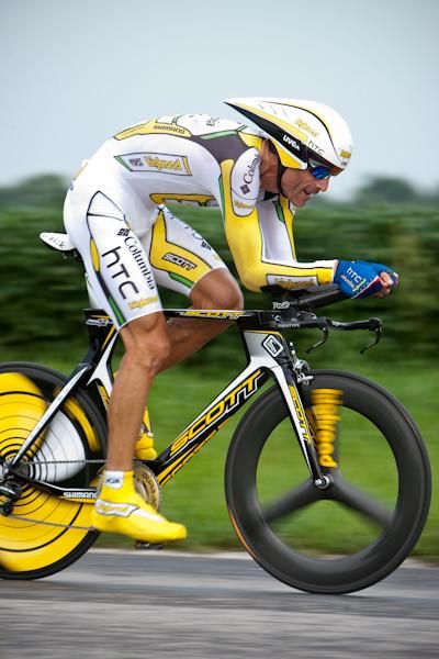 George Hincapie (Columbia-HTC) wasn't able to make the top 10.
