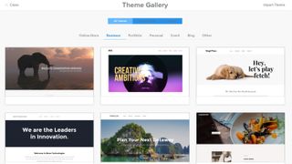 Weebly's gallery of themes
