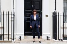 Rachel Reeves, UK chancellor of the exchequer, outside 11 Downing Street