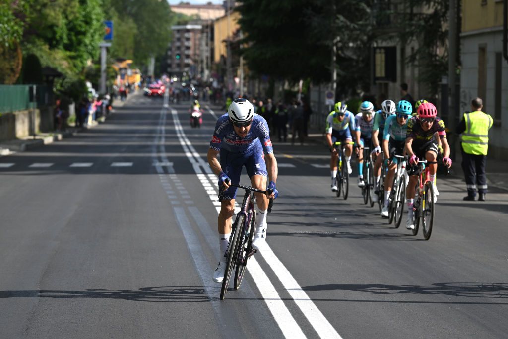 TORINO ITALY MAY 04 Nicola Conci of Italy and Team Alpecin Deceuninck aduring the 107th Giro dItalia 2024 Stage 1 a 140km stage from Venaria Reale to Torino UCIWT on May 04 2024 in Torino Italy Photo by Dario BelingheriGetty Images