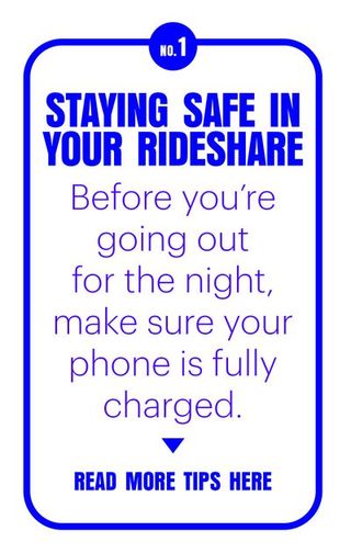 staying safe in your rideshare