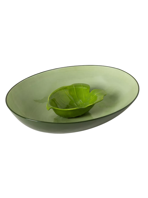 Stoneware Chip & Dip Platter