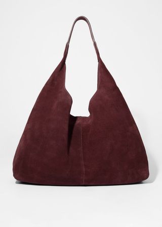 Large Suede Tote Bag