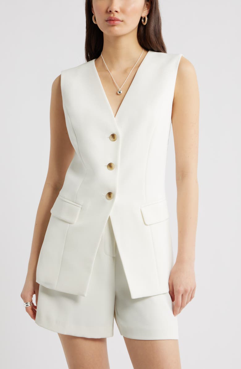 The Icon Collarless Vest