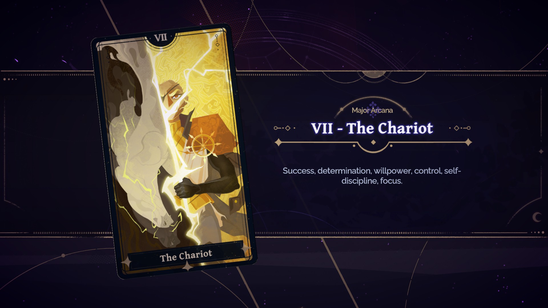 The Chariot, a card from At Fate's End.