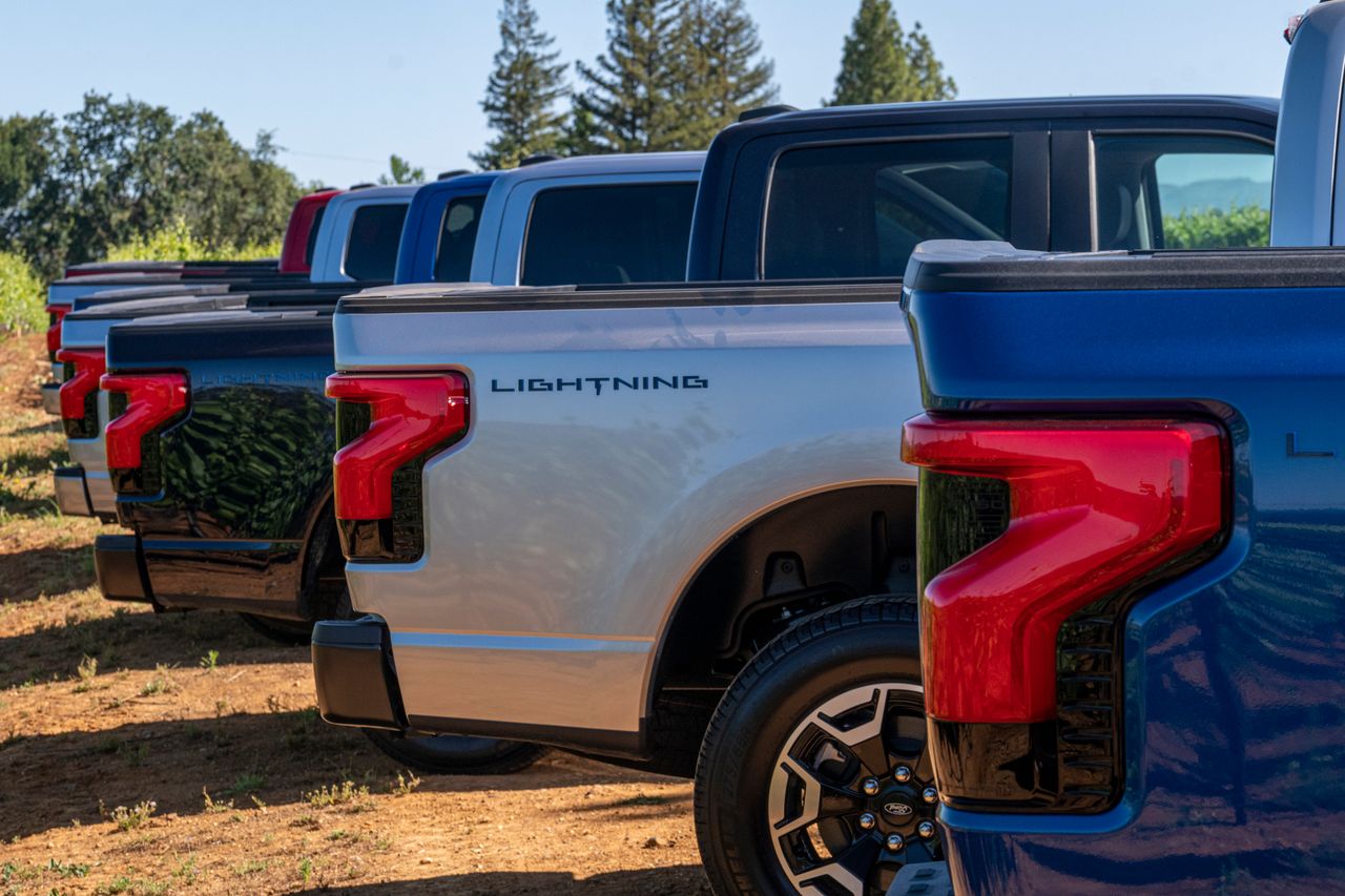 Ford F-150 Lightning trucks