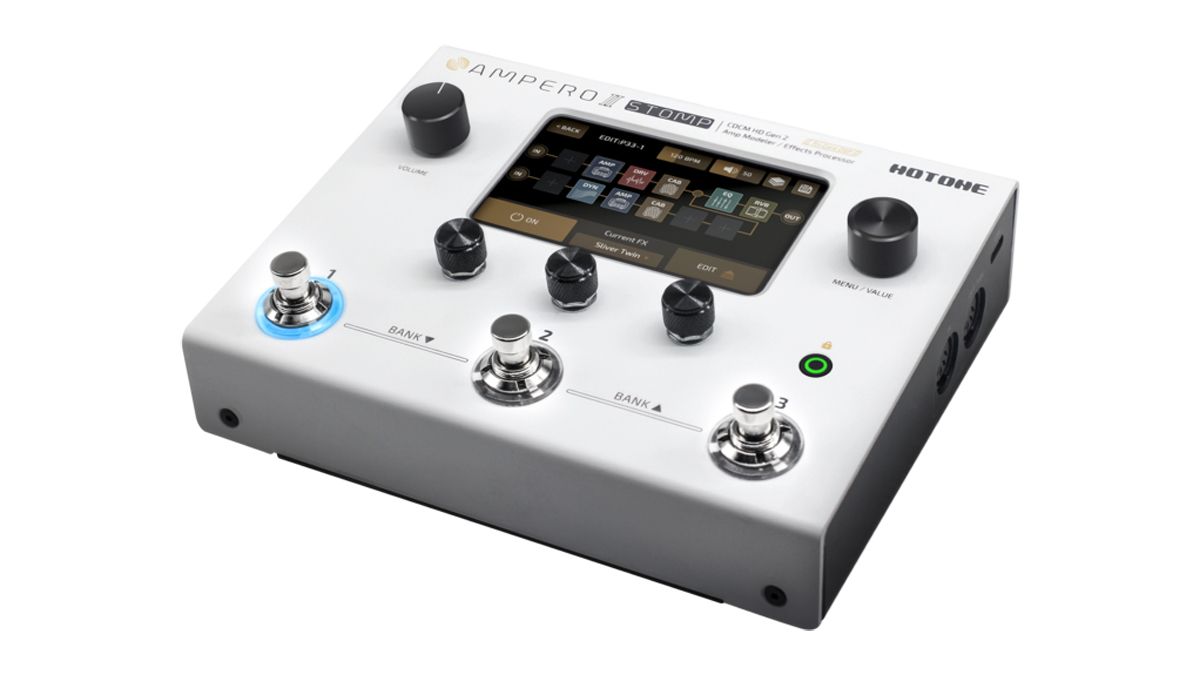 Hotone releases updated Ampero II Stomp, complete with 20 built-in