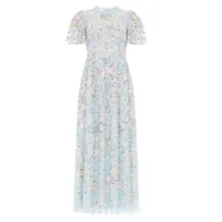 Secret Garden Short Sleeve Ankle Gown, £550 | Needle &amp; Thread