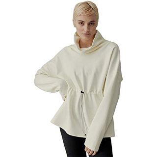 Varley Women's Barton Sweatshirt, Eggnog, Off White, XS