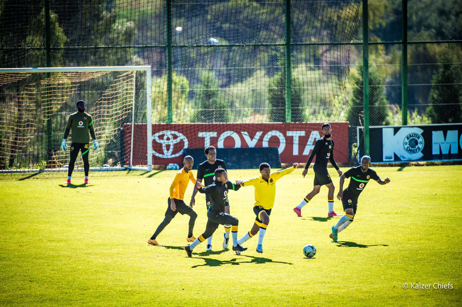 Kaizer Chiefs training session