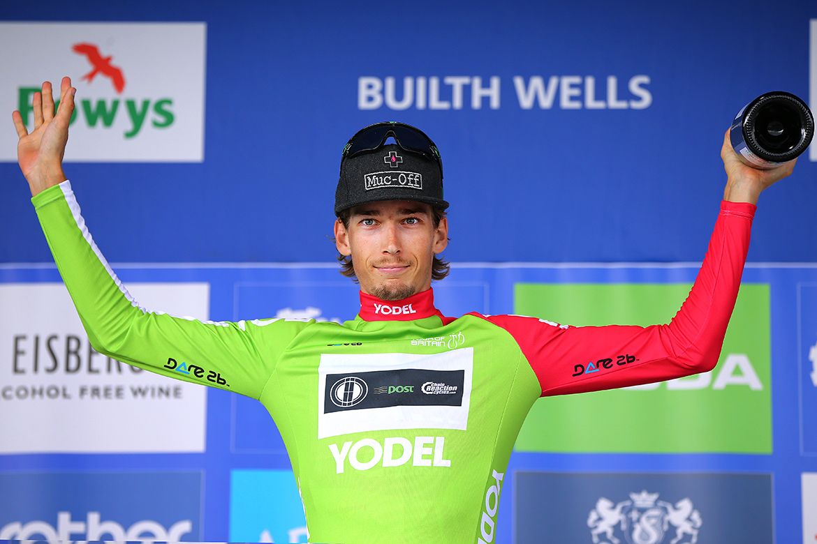 Jasper Bovenhuis in the sprint jersey