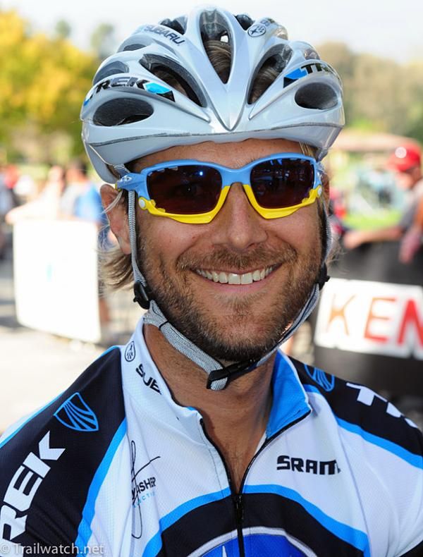 Jeremy Horgan-Kobelski (Trek Subaru) sporting a new look this year.
