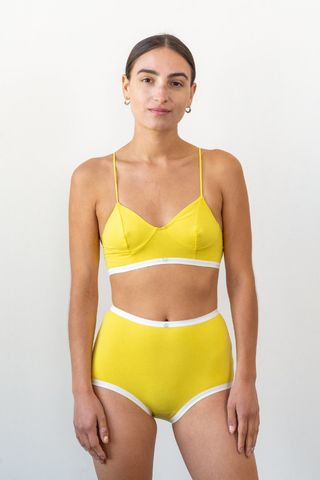 yellow underwear set