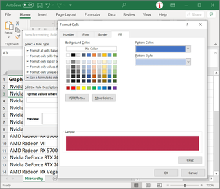 How to Shade Every Other Row in Excel / Google Sheets