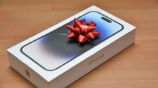 iPhone 15 gift-wrapped