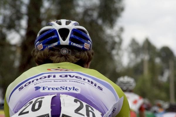 Alex Bowden (Team Type 1) pictured during stage 1 of the Tour of Rwanda.