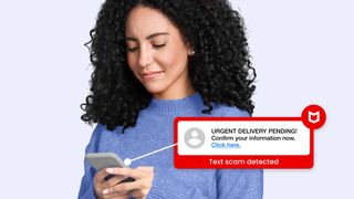 McAfee Scam Detector Feature