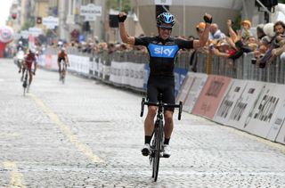 Rigoberto Uran wins the 2012 Giro del Piemonte