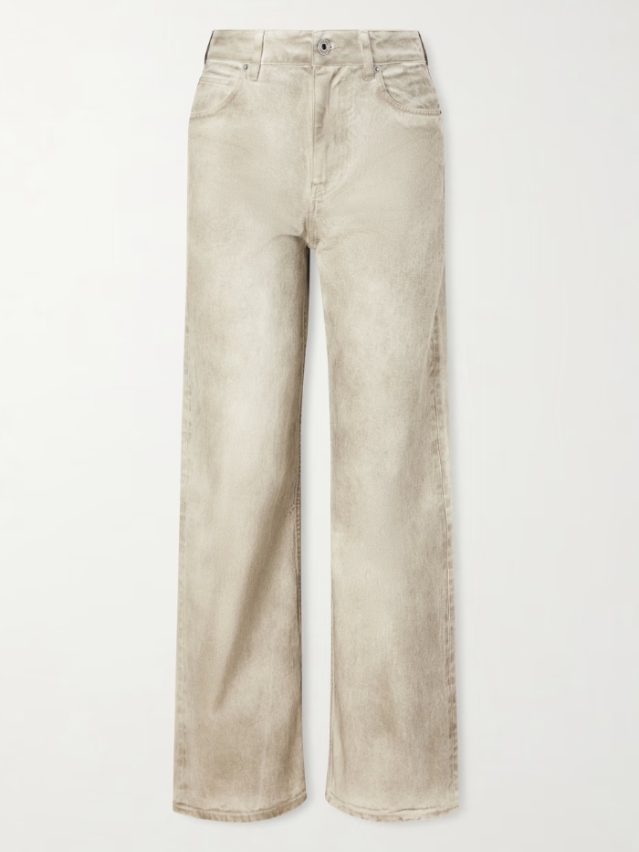 High-Rise Straight-Leg Jeans