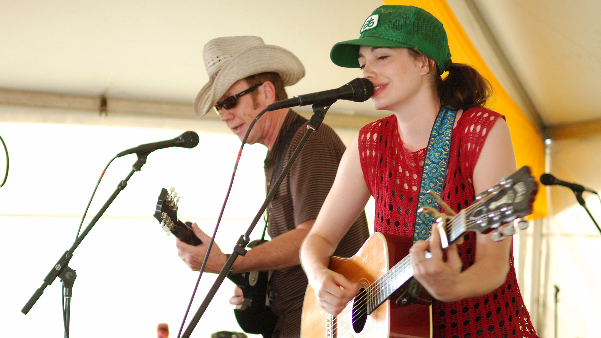 Pieta Brown and Bo Ramsey perform at Bonnaroo 2007 in Manchester, Tennessee, United States.