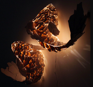 Frank Gehry Fish Lamp