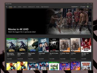 There are over 200 4K UHD films now offered by Microsoft (U.S.).