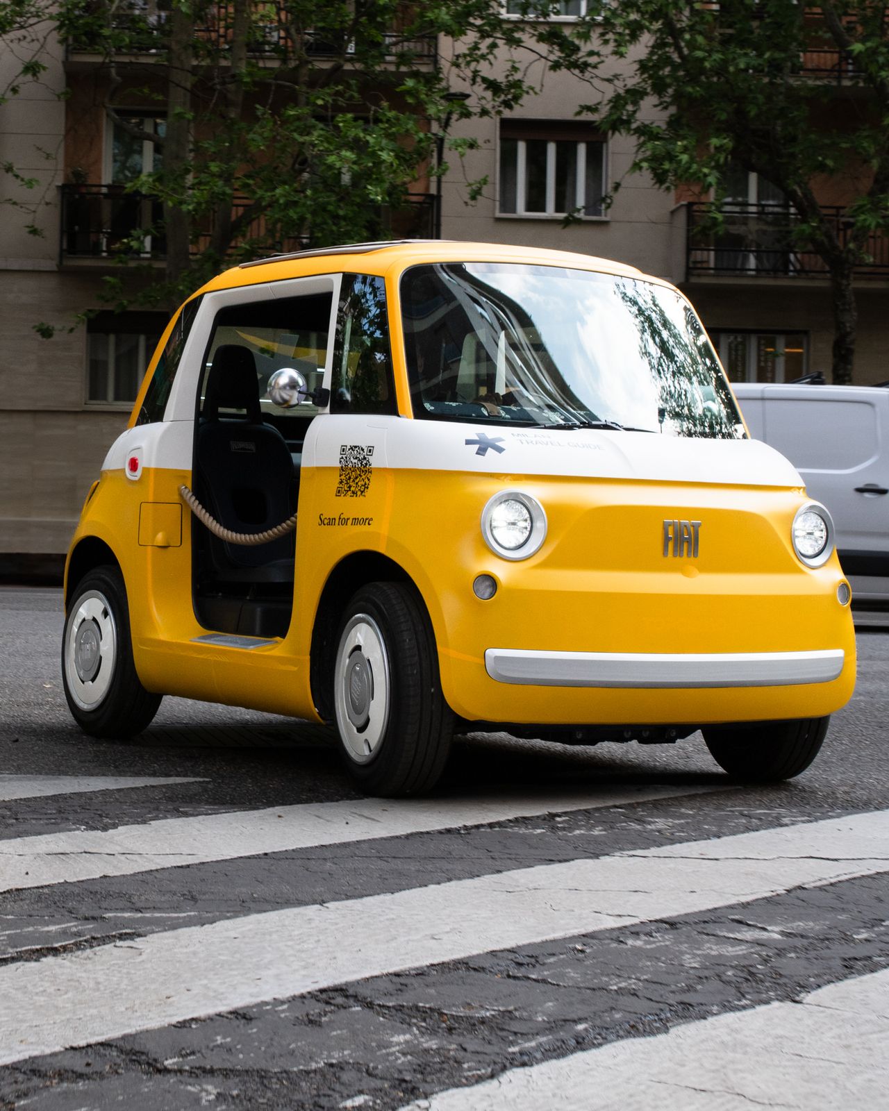 Fiat Topolinos in Milan for Wallpaper* Travel Guides launch