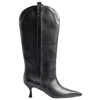 NA-KD Knee High Cowboy Stiletto Boots