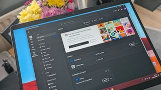 Surface Pro X running Adobe apps