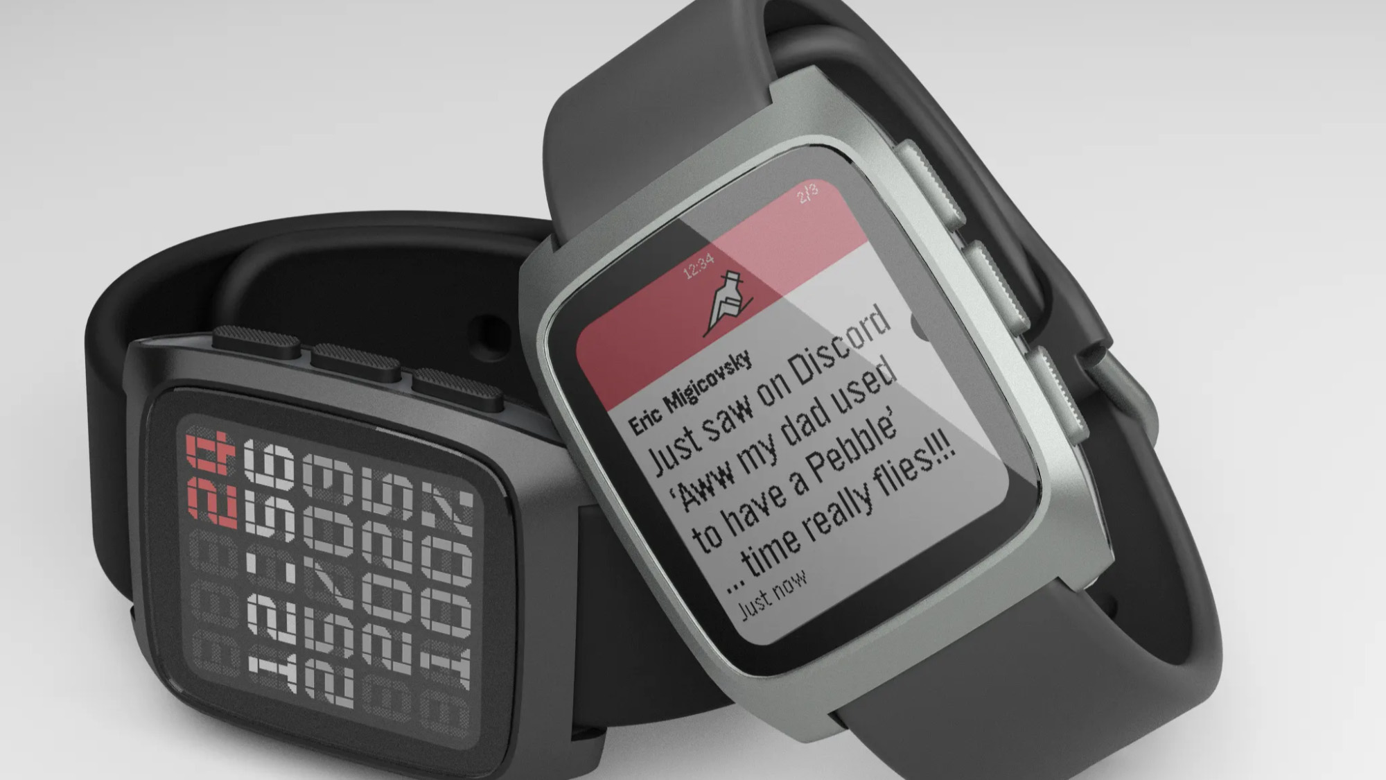 Final design of the Pebble Watch 2