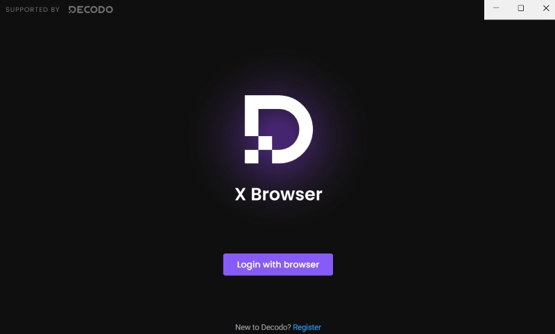 Decodo X Browser