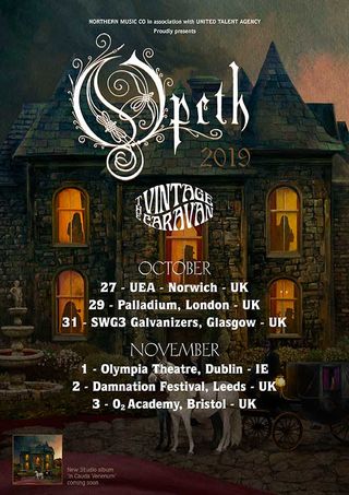 Opeth - 2019 UK tour