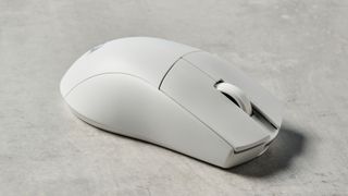 Photograph of Redragon M916 Pro mouse in white