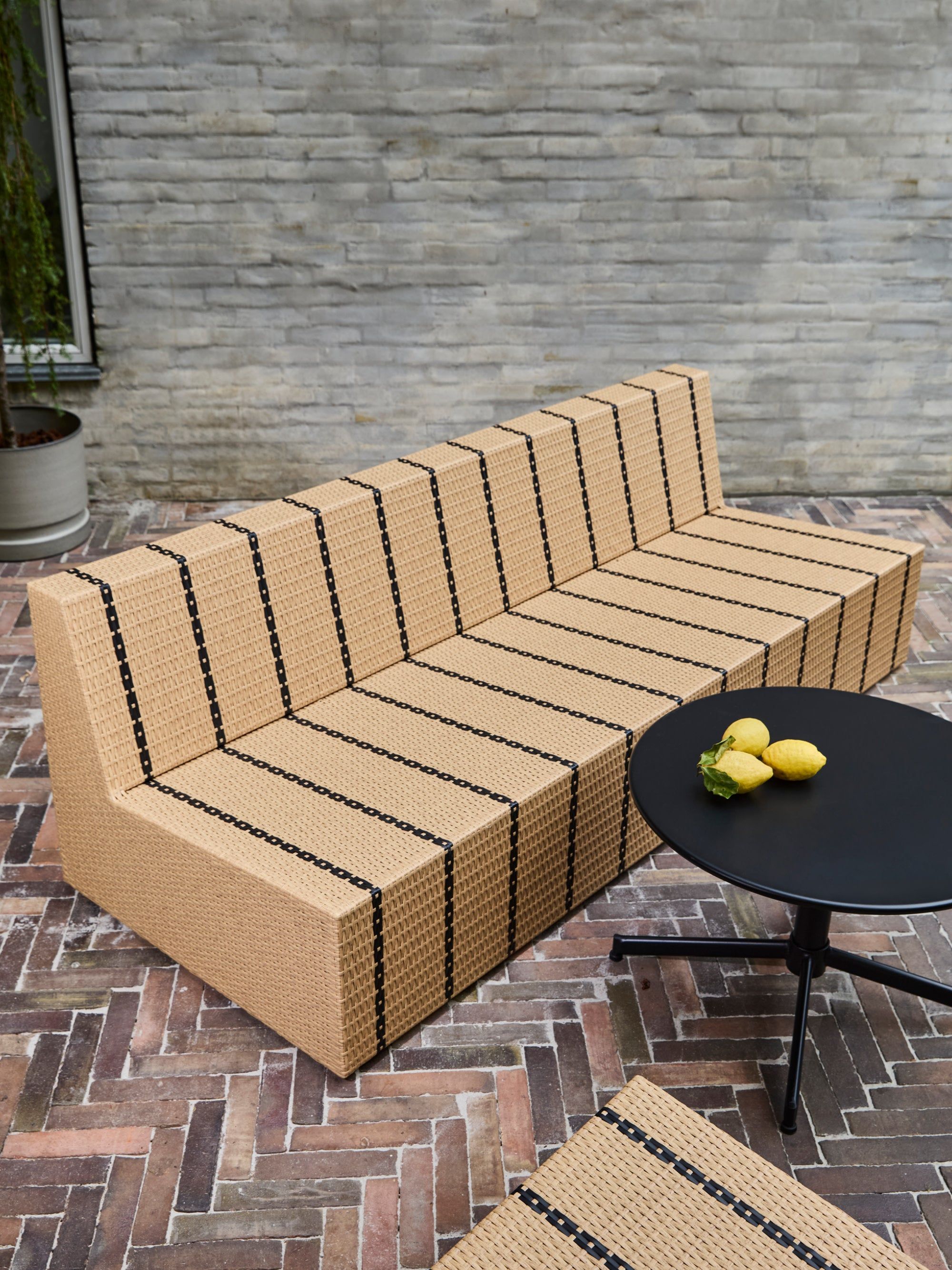 Most Outdoor Banquettes Are Built-in and a Big Commitment — This Stylish Sofa Achieves the Same Thing, but Can Be Bought 'Off the Shelf'