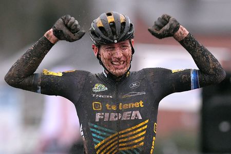 Toon Aerts (Telenet Fidea) wins the Belgian Cyclo-cross Championships